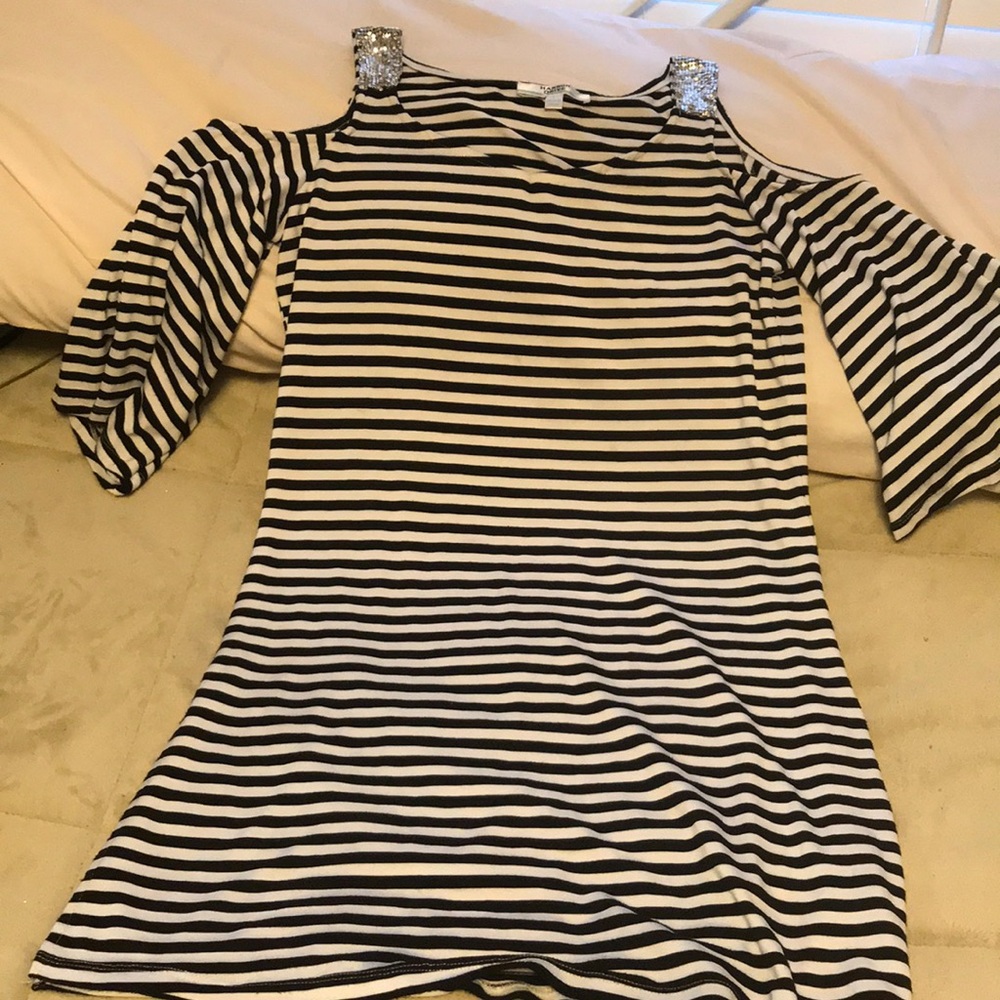 Black and white dress